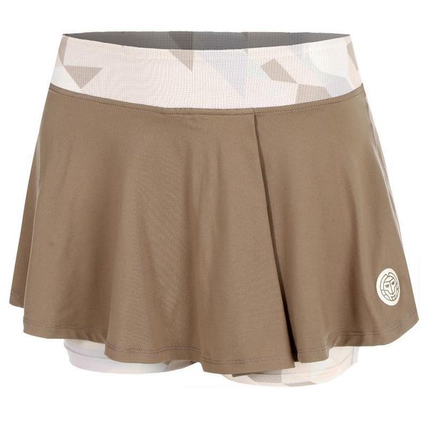 Spódnica Bidi Badu Paris Printed Wavy Marron Beige Junior. Brązowe spódnice damskie BIDI BADU, m, bez wzorów, z materiału, młodzieżowe, dopasowane. Za 190.70 zł.