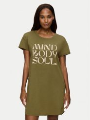 Triumph Koszula nocna 10221117 Zielony. Zielone koszule nocne damskie Triumph, bez wzorów, z bawełny. Za 89.99 zł.