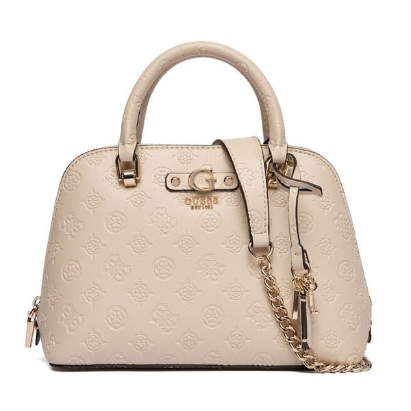 Torebka Guess. Brązowe torebki do ręki damskie Guess, z aplikacjami, bez dodatków. Za 639.99 zł.