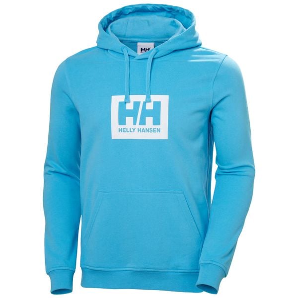 Bluza Helly Hansen Box. Niebieskie bluzy męskie Helly Hansen, m, bez wzorów, z kapturem. Za 361.50 zł.