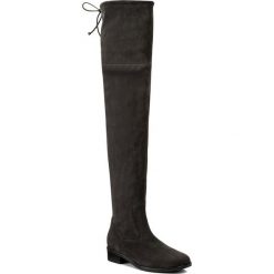Muszkieterki PETER KAISER - 85847/128 Carbon Suede. Szare kozaki damskie Peter Kaiser, z materiału. W wyprzedaży za 919.00 zł.