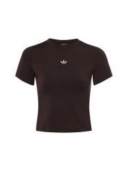 Adidas Originals Koszulka Kobiety brązowy, L. Brązowe koszulki sportowe damskie adidas Originals, l, bez wzorów, bez kołnierzyka, bez ramiączek. Za 149.95 zł.
