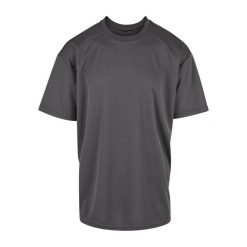 Męska Koszulka Sportowa E. Szare koszulki sportowe męskie BUILD YOUR BRAND, m, bez wzorów, bez kołnierzyka, bez ramiączek, trekkingowe. Za 83.99 zł.