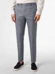Finshley & Harding Spodnie - Mitch Mężczyźni Modern Fit niebieski, 56. Niebieskie eleganckie spodnie męskie Finshley & Harding, m, bez wzorów. Za 399.95 zł.