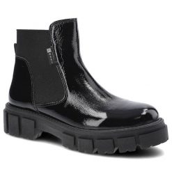 Czarne Botki Nessi Damskie Modne Obuwie Jesienne. Czarne kozaki damskie Nessi, z jeansu, bez obcasa. Za 329.00 zł.