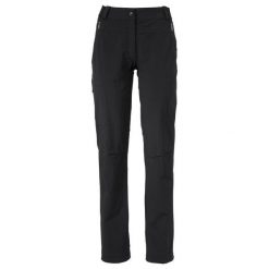 Spodnie damskie VAUDE Farley Stretch III. Brązowe spodnie sportowe damskie Vaude, bez wzorów, z elastanu, trekkingowe. Za 427.89 zł.