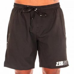 Spodenki treningowe Z3R0D Tech. Czarne krótkie spodenki sportowe męskie ZEROD, l, bez wzorów, z poliesteru, do biegania. Za 422.00 zł.