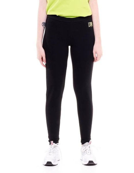 Legginsy miękki na trening na siłownia. Czarne legginsy damskie LEONE 1947 APPAREL, xl, bez wzorów, na fitness i siłownię. Za 42.06 zł.