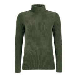 Sweter damski Protest Pearla. Zielone swetry damskie Protest, na zimę, bez wzorów, sportowe, bez kołnierzyka, bez ramiączek, bez kaptura. Za 206.50 zł.