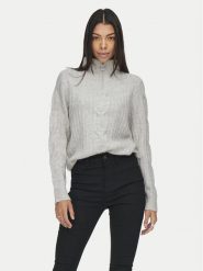 JDY Sweter Andrea 15242811 Szary Regular Fit. Szare swetry damskie JDY, xl, bez wzorów, z syntetyku, bez kołnierzyka, bez ramiączek, bez kaptura. Za 139.99 zł.