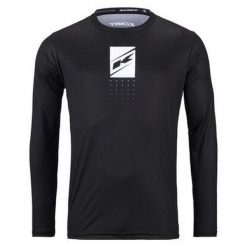 Dżersej z długim rękawem Kenny Elite. Czarne bluzy męskie KENNY, bez wzorów, z dżerseju, bez kaptura. Za 231.50 zł.