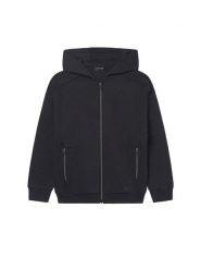 Mayoral Bluza 6417 Czarny Regular Fit. Czarne bluzy dla chłopców Mayoral, bez wzorów, z bawełny, bez ramiączek, bez kaptura. Za 157.99 zł.
