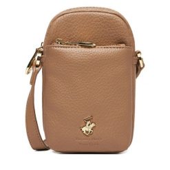 Torebka Beverly Hills Polo Club. Brązowe listonoszki damskie Beverly Hills Polo Club, bez wzorów, bez dodatków. Za 99.99 zł.