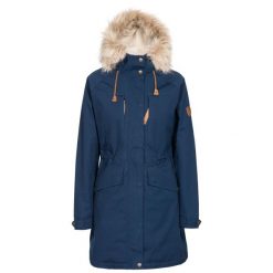 Trespass Faithful - Female Jkt Navy. Niebieskie kurtki damskie Trespass, bez wzorów, z futra, bez kaptura. Za 408.90 zł.