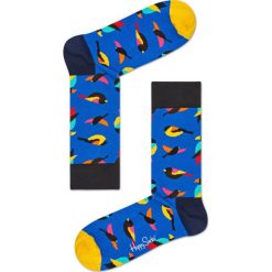 Happy Socks - Skarpety Bird. Niebieskie skarpety męskie Happy Socks, z bawełny. Za 39.90 zł.