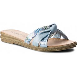Klapki LASOCKI - EST-2071-06 Jeansowy. Niebieskie klapki damskie marki Lasocki, z jeansu. Za 79.99 zł.