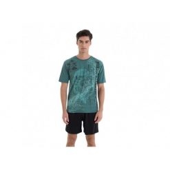 Piżama męska bawełniana rozm. XL Gent L251308 zielona. Zielone piżamy męskie Massana Homewear, l, bez wzorów, z bawełny, bez ramiączek, krótkie. Za 226.00 zł.