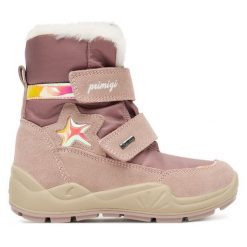Śniegowce Primigi. Czerwone śniegowce dziewczęce Primigi, z gore-texu, bez zapięcia. Za 419.99 zł.