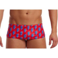 Trunki męskie Funky Trunks Hot Volt - sidewinder. Czerwone kąpielówki męskie FUNKY TRUNKS, m, bez wzorów, do pływania. Za 159.00 zł.