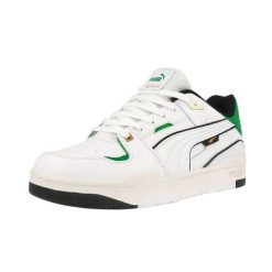 Buty do chodzenia męskie Puma Slipstream Bball. Białe eleganckie półbuty Puma, z materiału, eleganckie, bez zapięcia. Za 219.00 zł.