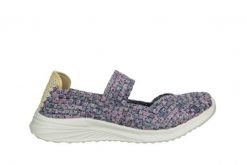 Półbuty Rock Deborah Blueberryberg 032953, Wielokolorowe, Materiał - 38. Czerwone obuwie sportowe damskie Rock Spring, bez wzorów, z materiału. W wyprzedaży za 134.10 zł.