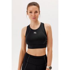 Damski stanik sportowy treningowy Rough Radical Sports Bra Fusion. Czarne obuwie sportowe damskie ROUGH RADICAL, bez wzorów, na fitness i siłownię. W wyprzedaży za 118.92 zł.