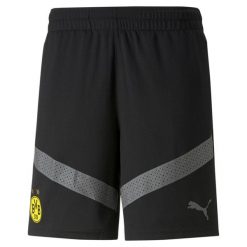 Spodenki treningowe Borussia Dortmund 2022/23. Czarne szorty męskie Puma, m, bez wzorów, z materiału. Za 174.50 zł.