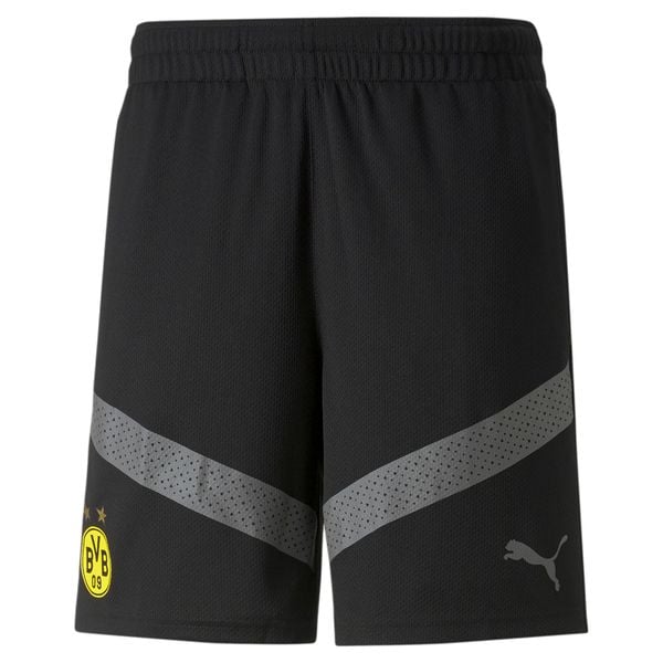 Spodenki treningowe Borussia Dortmund 2022/23. Czarne szorty męskie Puma, m, bez wzorów, z materiału. Za 174.50 zł.