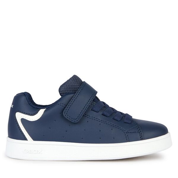 Sneakersy Geox. Niebieskie trampki i tenisówki chłopięce Geox, bez wzorów, bez zapięcia. Za 189.99 zł.