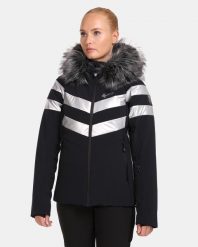 Luksusowa damska kurtka narciarska Kilpi LTD ASTER-W. Czarne kurtki snowboardowe damskie Kilpi, na zimę, m, bez wzorów, z materiału, bez kaptura, narciarskie, Dermizax. Za 1,037.50 zł.