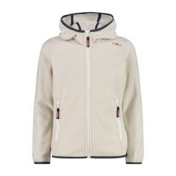 Kurtka narciarska z kapturem dla dziewczynki CMP. Białe buty zimowe dziewczęce CMP, bez wzorów, bez zapięcia. Za 254.50 zł.