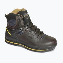 Buty trekkingowe męskie GRISPORT wysokie skóra. Brązowe trekkingi męskie Grisport, za kostkę, trekkingowe. Za 489.00 zł.