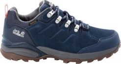 Buty trekkingowe damskie Jack Wolfskin Refugio Texapore Low granatowe r. 37.5. Trekkingi damskie Jack Wolfskin. Za 365.40 zł.