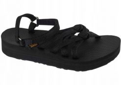 Teva Teva W Midform Kena Slim Sandals 1173494-BLK Czarne 36. Czarne sandały damskie Teva, bez wzorów, bez obcasa, bez zapięcia. Za 280.85 zł.