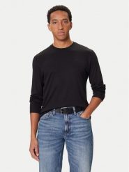 Calvin Klein Longsleeve LV04LD227G Czarny Regular Fit. Czarne bluzki z długim rękawem męskie Calvin Klein, m, bez wzorów, z bawełny, bez kołnierzyka. Za 169.99 zł.