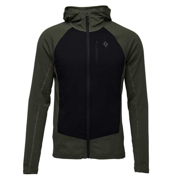 Kurtka z dresu Black Diamond Coefficient LT Hybrid. Zielone kurtki męskie Black Diamond, l, bez wzorów, z dresówki, do biegania, primaloft. Za 666.20 zł.