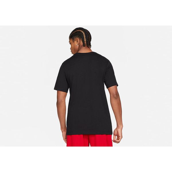 Koszulka męska nike 'buckets never stop' dri-fit tee black. Czarne koszulki sportowe męskie Nike, m, bez wzorów, bez kołnierzyka, bez ramiączek, do biegania, dri-fit (nike). Za 99.00 zł.