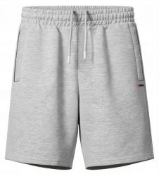 Męskie Krótkie Spodenki Dresowe (Szorty) - Pako Jeans - Popielate. Szare krótkie spodenki sportowe męskie Pako Jeans, l, bez wzorów, z bawełny. Za 139.00 zł.
