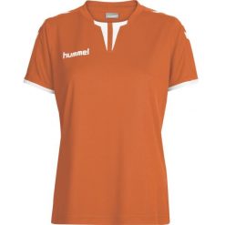 Koszulka sportowa z krótkim rękawem damska Hummel Core Womens SS Jersey. Brązowe koszulki sportowe damskie Hummel, l, bez wzorów, z jersey, bez kołnierzyka, bez ramiączek, do piłki nożnej. Za 37.00 zł.