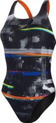 Damski jednoczęściowy kostium kąpielowy Speedo End+ Placem Dig Powerb. Białe kostiumy jednoczęściowe damskie Speedo, bez wzorów, z tkaniny, eleganckie, na fitness i siłownię. Za 245.85 zł.