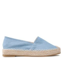Espadryle Jenny Fairy. Niebieskie espadryle damskie Jenny Fairy, bez wzorów, bez obcasa, bez zapięcia. Za 99.99 zł.