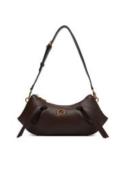 Guess Torebka Allegra HWBG22 37180 Brązowy ciemny. Brązowe torebki do ręki damskie Guess, z aplikacjami, ze skóry, bez dodatków. Za 544.99 zł.