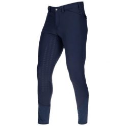 Spodnie jeździeckie z pełnym dołem Covalliero Techno II. Niebieskie eleganckie spodnie męskie COVALLIERO, m, bez wzorów. Za 480.10 zł.