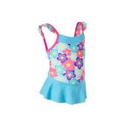 Strój 1cz Kwiaty Baby. Niebieskie stroje kąpielowe dla dziewczynek NABAIJI, w kwiaty. Za 39.99 zł.