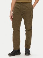 C.P. Company Spodnie materiałowe 18CMPA063A005904G Zielony Regular Fit. Zielone spodnie materiałowe męskie C.P. Company, m, bez wzorów, z materiału. Za 689.99 zł.