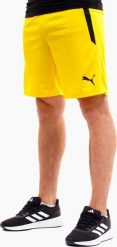 Puma Spodenki męskie Puma teamLIGA żółte 704924 07 S. Żółte krótkie spodenki sportowe męskie Puma, m, bez wzorów. Za 82.99 zł.