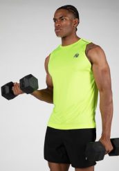 Tank top Gorilla Wear Washington. Żółte t-shirty męskie GORILLA WEAR, s, bez wzorów, z poliesteru, bez kołnierzyka. Za 143.85 zł.