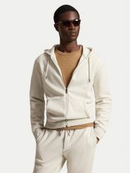 Polo Ralph Lauren Bluza 710881517517 Kremowy Regular Fit. Białe bluzy męskie Polo Ralph Lauren, m, bez wzorów, z bawełny, bez kaptura. Za 879.99 zł.