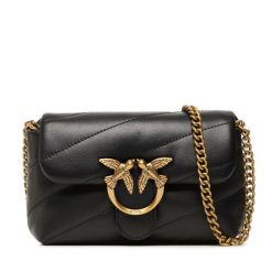 Torebka PINKO. Czarne kopertówki damskie Pinko, bez wzorów, wizytowe, bez dodatków. Za 1,239.00 zł.