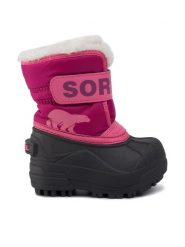 Sorel Śniegowce Toodler Snow Commander NV1960 Różowy. Czerwone buty zimowe dziewczęce Sorel, z materiału, bez zapięcia. Za 299.99 zł.